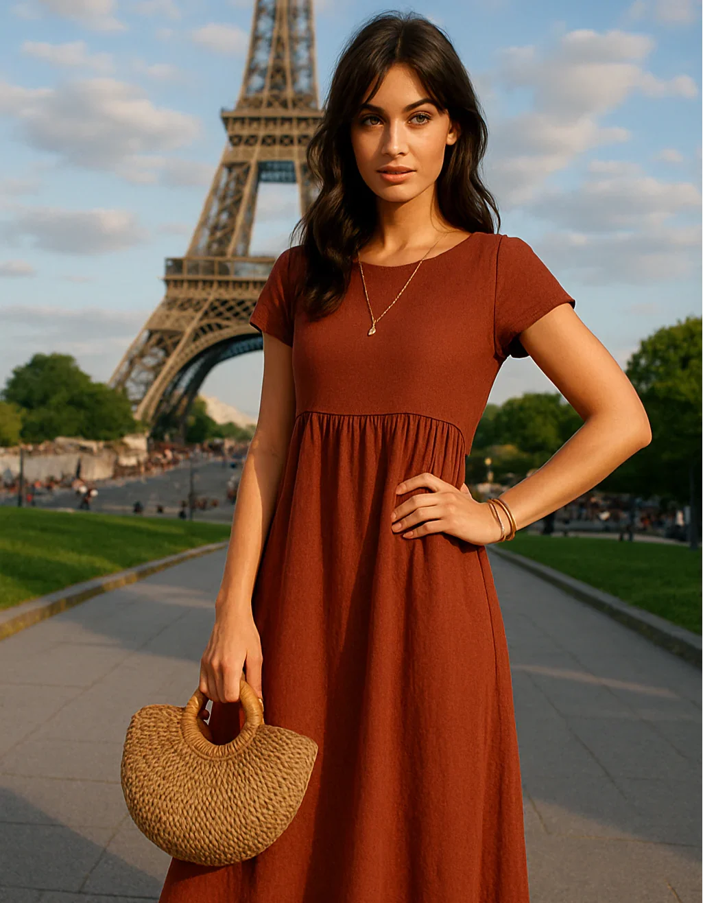 Robe en Lin Élégante