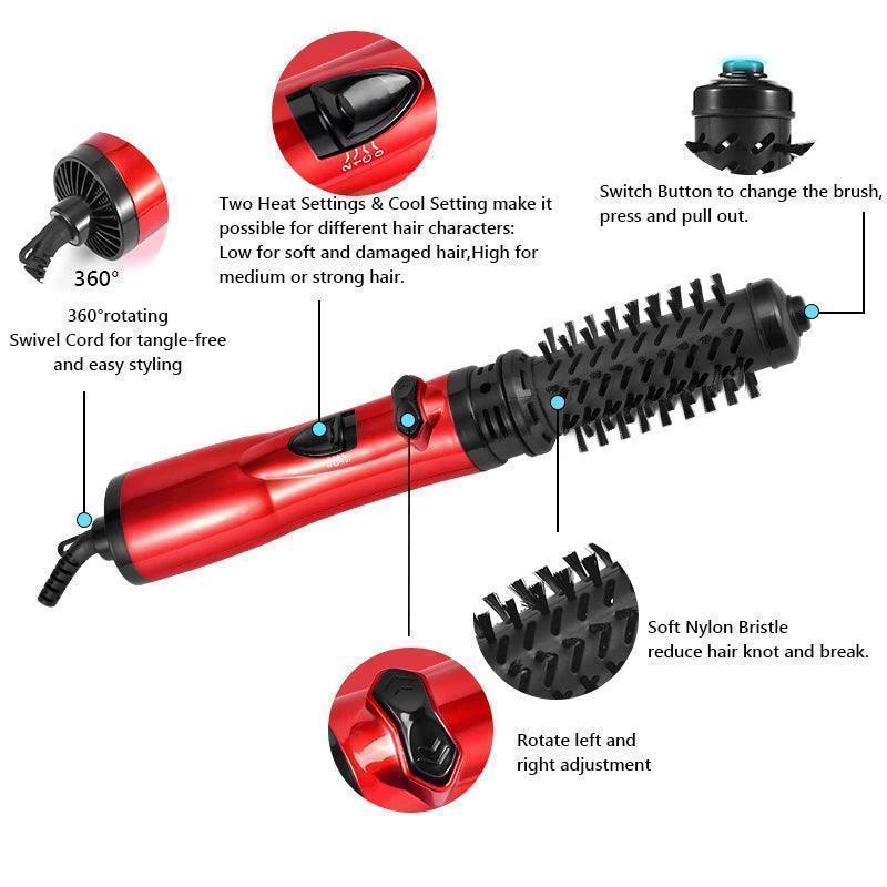 Brosse Sèche-Cheveux 2 en 1