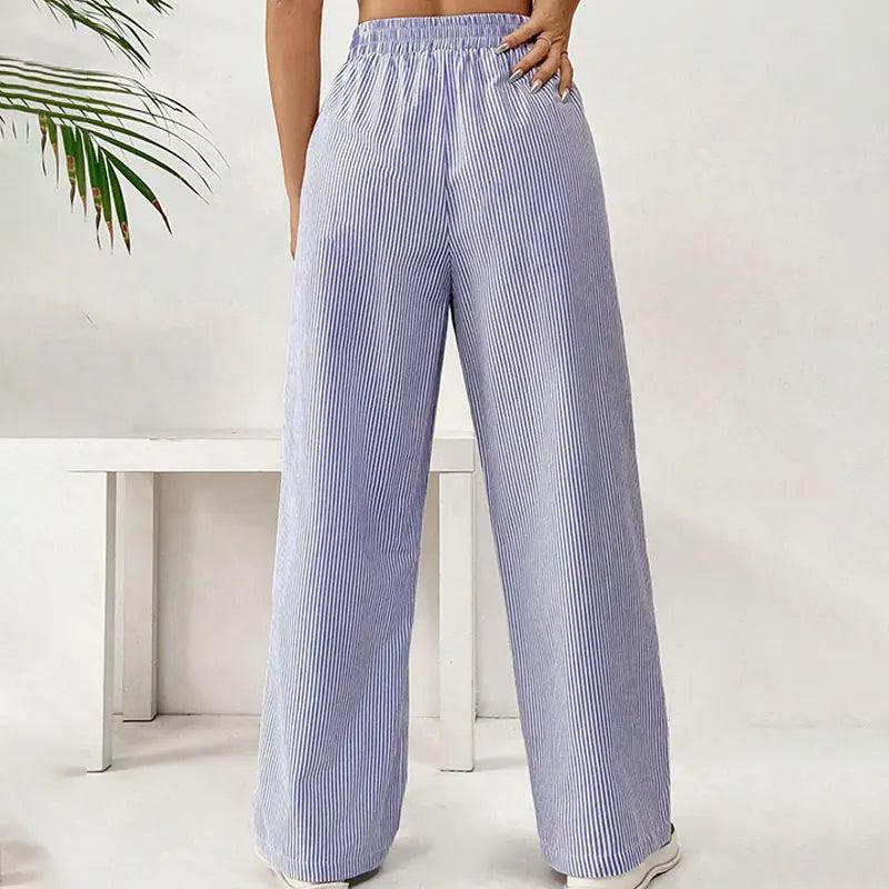 Pantalon Rayé Lune Pour Femme