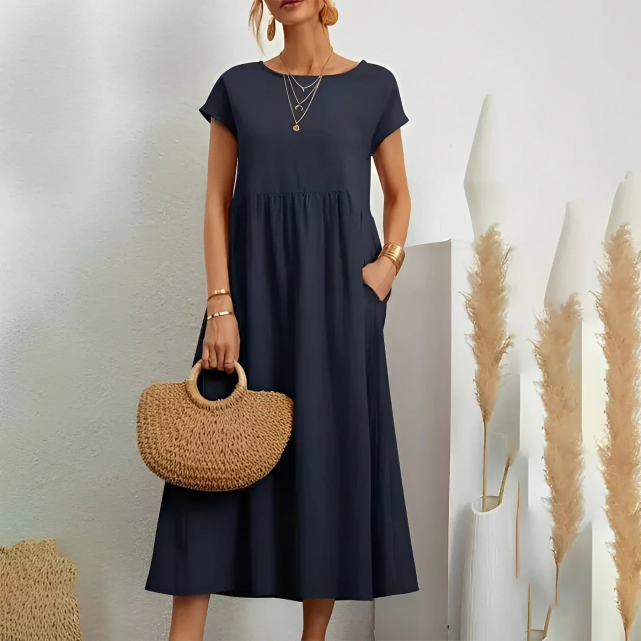 Robe en Lin Élégante